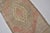 1960s 1960s Pastel Peach Hallway Rug For Sale - Image 5 of 10