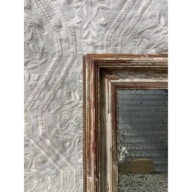 English Antique Foxed Mirror Vanity Tray For Sale - Image 3 of 5