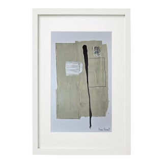 One-of-a-Kind Contemporary Abstract Original Neutral Color Palette Oil Painting / Earth Tones For Sale