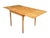 1960s Danish Modern Teak Extendable Dining Table With 2 Leaves, Square Top & Tapered Legs For Sale - Image 13 of 15