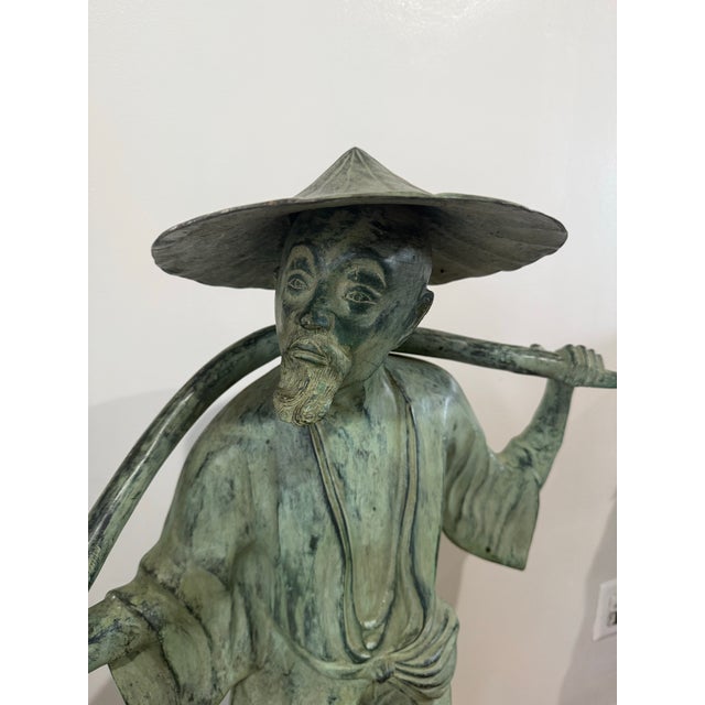 Mid 20th Century Mid 20th Century Asian Regency Sculpture For Sale - Image 5 of 6
