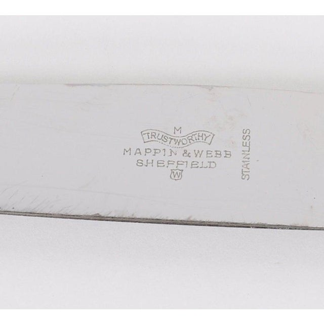 Vintage Silver Plate Cutlery Set from Mappin & Webb, Set of 93 For Sale - Image 12 of 17