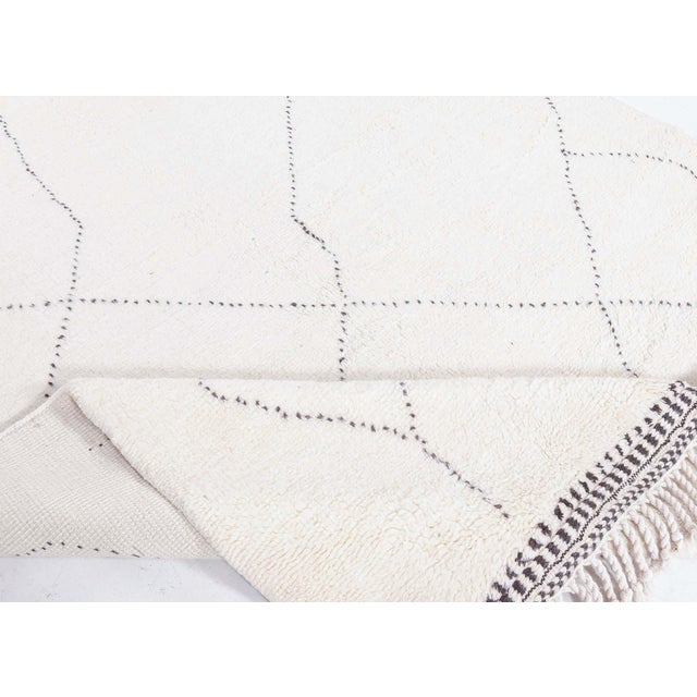 Geometric Modern Handmade Wool Rug In Ivory "labyrinth" by Doris Leslie Blau For Sale - Image 4 of 8