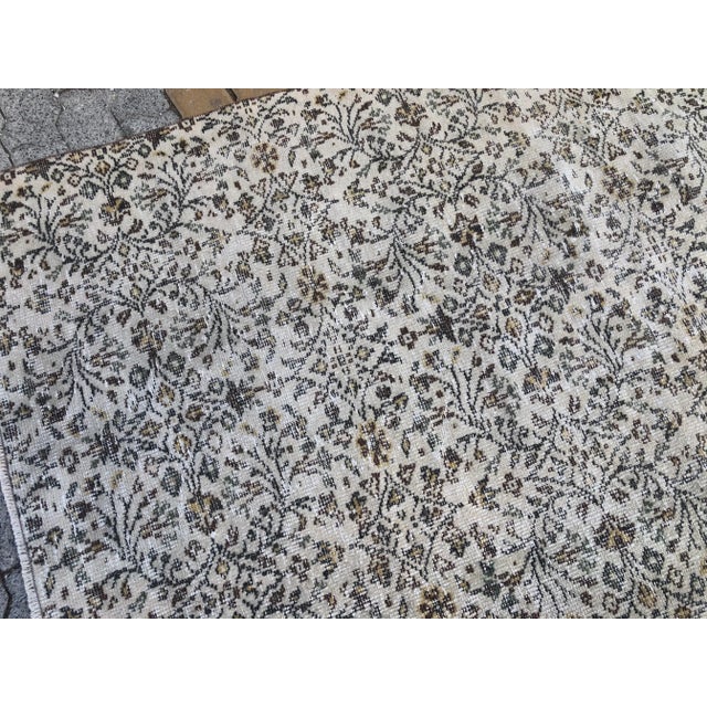 Decorative Handmade Area Rug For Sale - Image 9 of 11