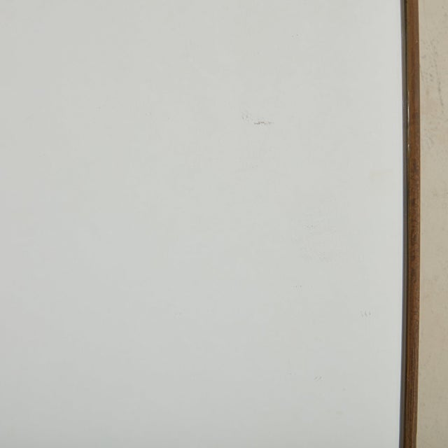 Modern Brass Mirror with Rounded Corners, France 20th Century For Sale - Image 9 of 12