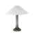 Scandinavian Glass Table Lamp with Pleated Shade For Sale - Image 11 of 11