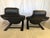 Animal Skin Kroken Style Leather Armchairs, a Pair For Sale - Image 7 of 12