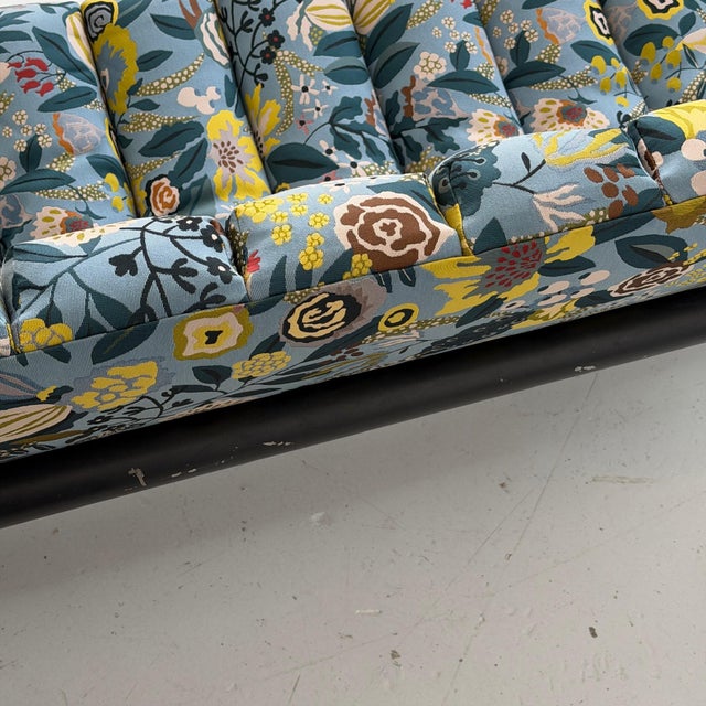 1970s Glass Sofa Attributed to Adrian Pearsall for Craft Associates For Sale In Chicago - Image 6 of 12