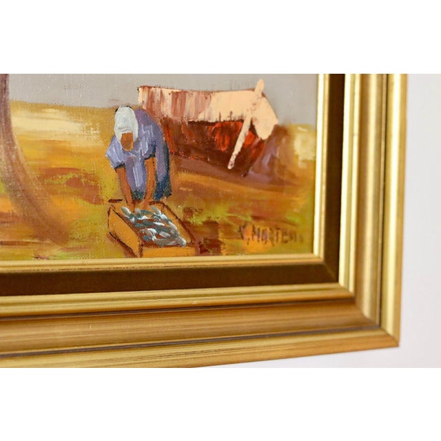 Kai Morten Glud – Beautiful oil on canvas. A stunning artwork by the talented Kai Morten Glud. Frame dimensions: 54.5 x 47...