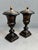 Ebony Black & Gold Vintage Decorative Urns – Set of Two For Sale - Image 8 of 18