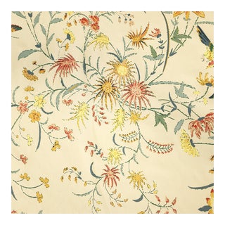 Quadrille Chinese Garden Cotton Designer Fabric by the Yard For Sale