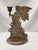 Religious Vintage Brass Religious Angel Candle Holder For Sale - Image 3 of 9