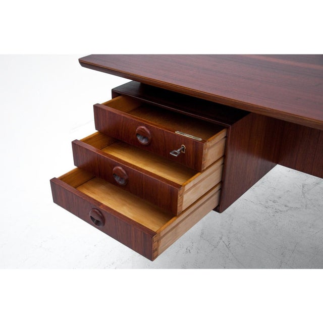 Wood Vintage Danish Teak Desk, 1960s For Sale - Image 7 of 17