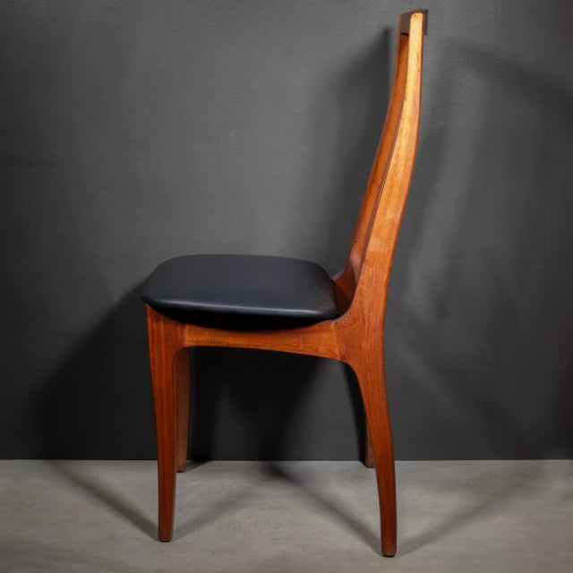 Reupholstered Mid-Century Danish Dining Chairs c.1960 For Sale - Image 11 of 15