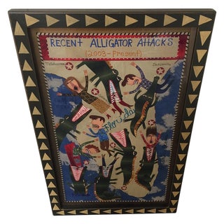 Chris Roberts Recent Alligator Attack Wall Art For Sale