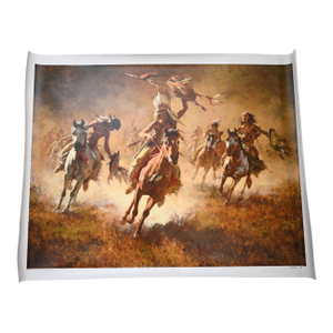 Howard Terpning “Mystic Power of the War Shield” Signed Limited Edition MasterWork Giclée Canvas, 12/55
