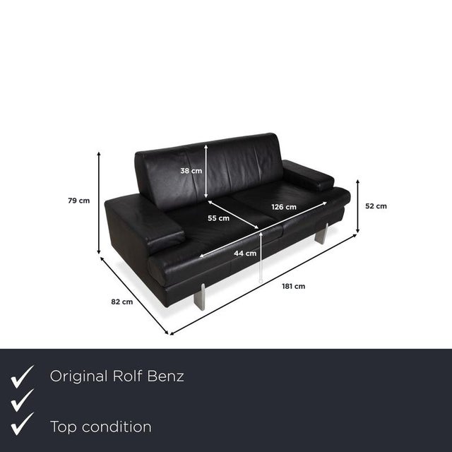 Rolf Benz AK 644: Compact Authority. This two-seater is the space-saving interpretation of the design classic AK 644. It...