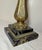 Antique Ornate Henry Hooper & Co. Electrified Brass Marble Astral Oil Table Lamp For Sale - Image 4 of 10