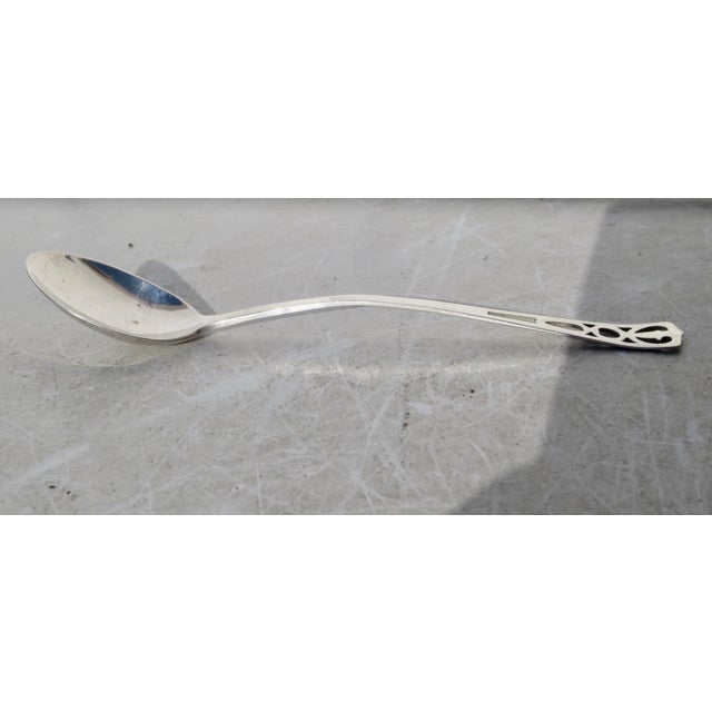 Large Sterling Chocolate Spoon For Sale - Image 4 of 5