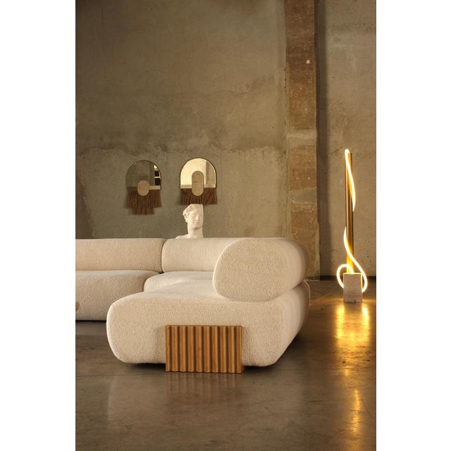 Not Yet Made - Made To Order New! Dooq! Carmel Pouf from Dooq Details For Sale - Image 5 of 12