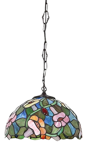 Danish Lead Glass Pendant Lamp, 1970s