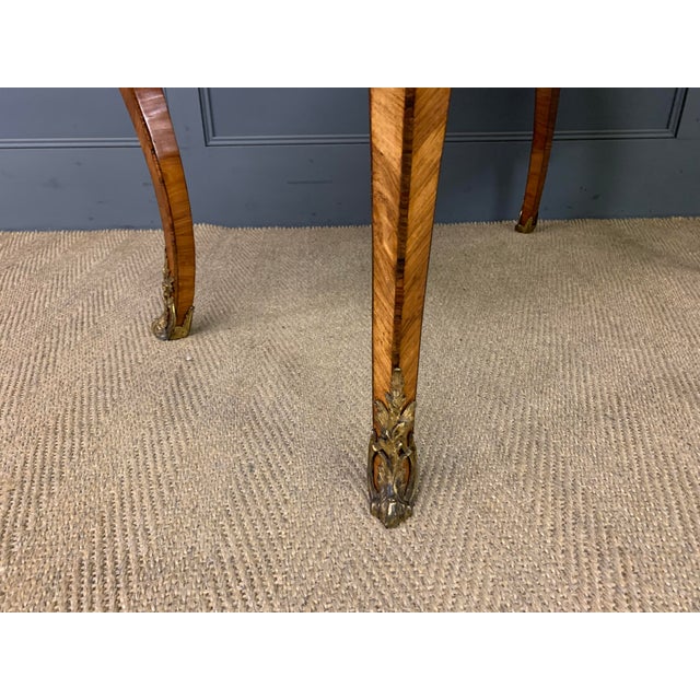 Wood French Tulip Wood Desk, 1880 For Sale - Image 7 of 17