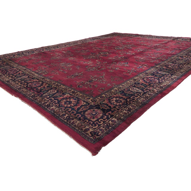 72040 Antique Turkish Sparta Rug, 09'09 x 13'05. The Merchant's Legacy: An Antique Turkish Sparta Masterpiece of Imperial...