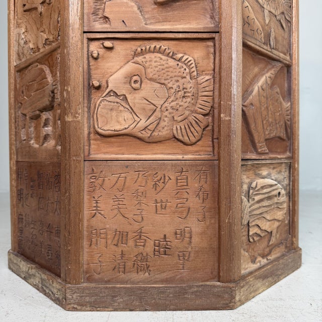 Japanese Wooden Plant Stand, 1996 For Sale - Image 18 of 18