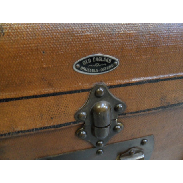 Vintage Wooden Suitcase, 1950s For Sale - Image 3 of 13