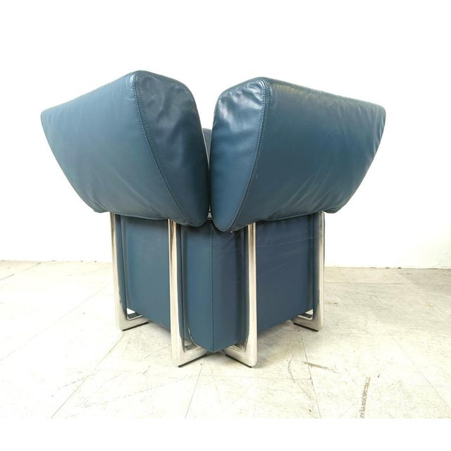 Blue Postmodern Clou Sofa from Cor, 1990s, Set of 5 For Sale - Image 8 of 13