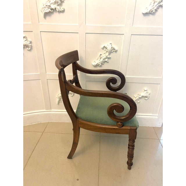 Antique Regency Mahogany Dining Chairs, 1830, Set of 8 For Sale - Image 18 of 18