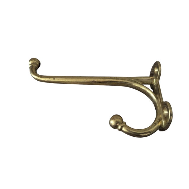 Large Scale Solid Brass Horse Tack Hooks- A Pair For Sale - Image 14 of 18