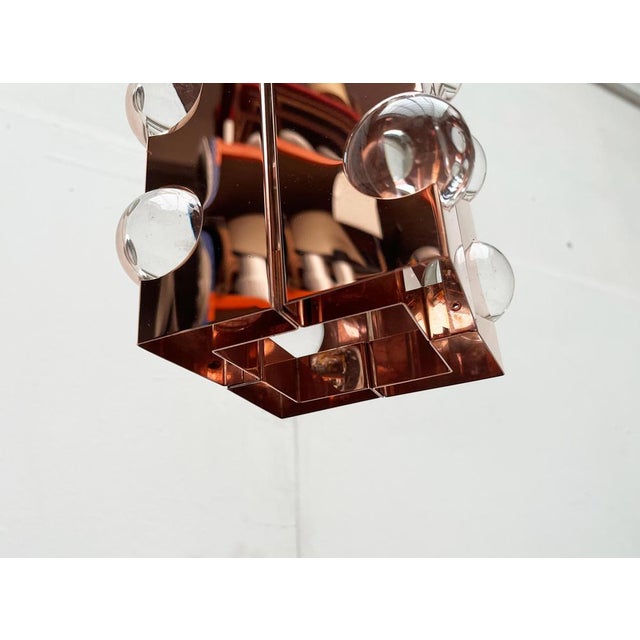Mid-Century German Acryl and Copper Pendant Lamp from Cosack, 1960s For Sale - Image 9 of 18