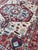 Mid 20th Century Hand Knotted Heriz Design Wool Rug in Red and Ivory – 271x354 Cm (9x11.6 Ft) For Sale - Image 4 of 18