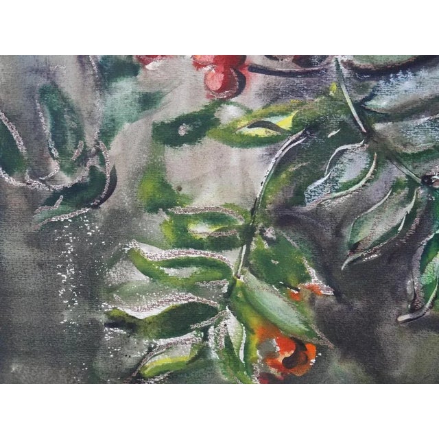 Dzidra Bauma, Mountain Ash, 1989, Watercolor on Paper For Sale - Image 6 of 7