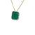 Natural Emerald Diamond Pendant Necklace 17" 14k Yellow Gold 5.05 TCW Certified $6,950 215627 MADE IN ITALY Nothing says,...