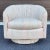 Vintage Dansen Milo Baughman Style 1980's Modern Swivel Lounge Chair 3” tall circular base with 21.5” diameter roughly...