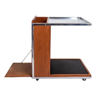 Mid-Century Teak and Chrome Drinks Trolley from Toothill For Sale