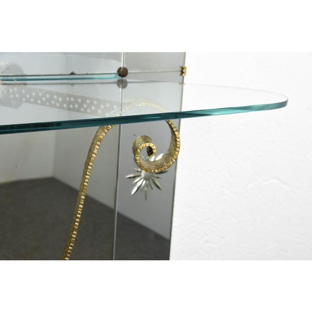 Mid-Century Italian Modern Mirror with Console by Pier Luigi Colli for Cristal Arte, Set of 2 For Sale - Image 11 of 18