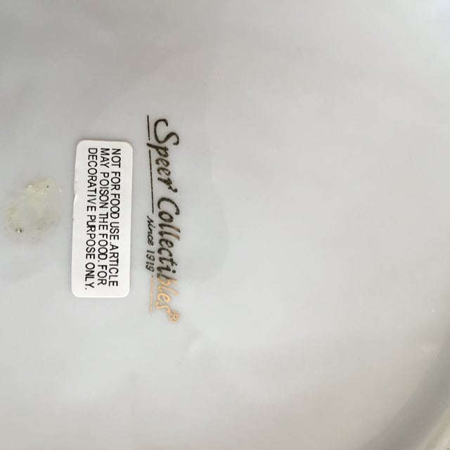 2010s Chinoiserie Ceramic Tall Vase For Sale - Image 5 of 10