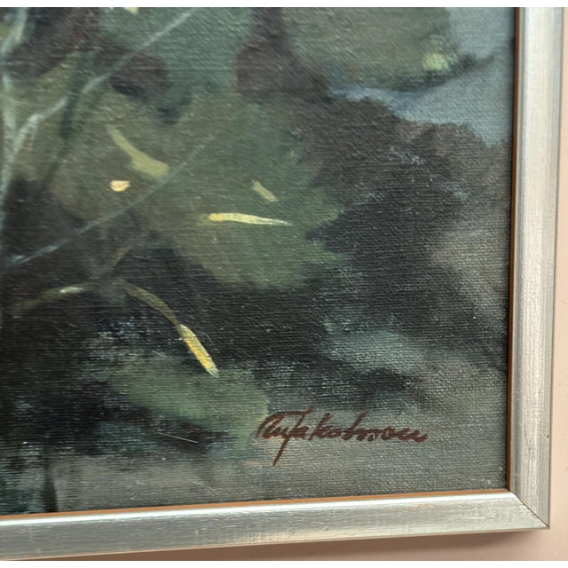 M. Jakobsson, White Blossoms, 1950s, Oil Painting on Canvas, Framed For Sale - Image 14 of 18