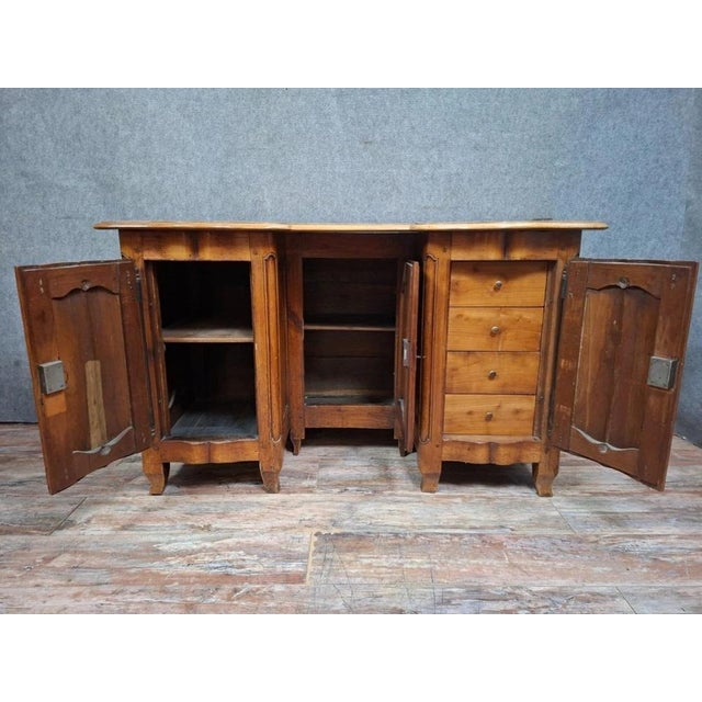 18th Century Louis XV Double-Sided Walnut Desk For Sale - Image 3 of 10