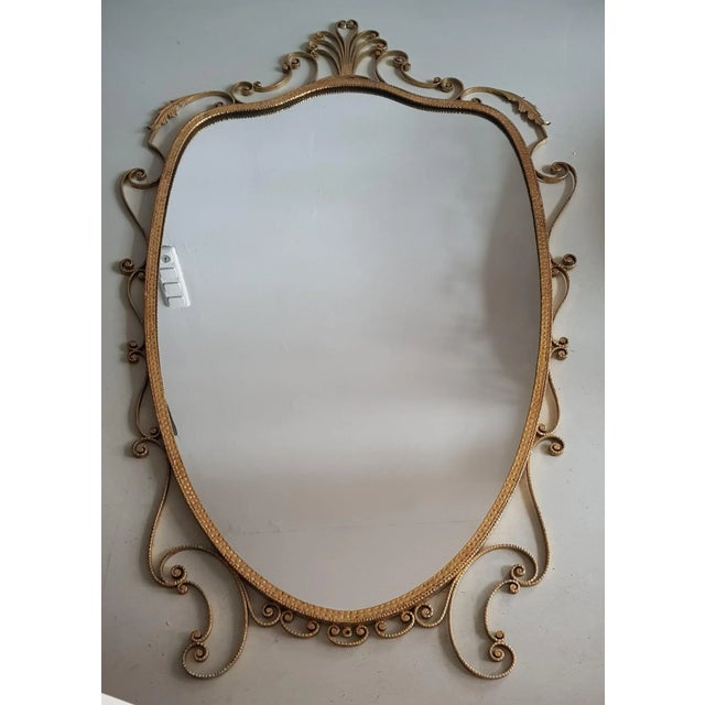 Vintage Italian Mirror by Pier Luigi Colli, 1950s For Sale - Image 4 of 4