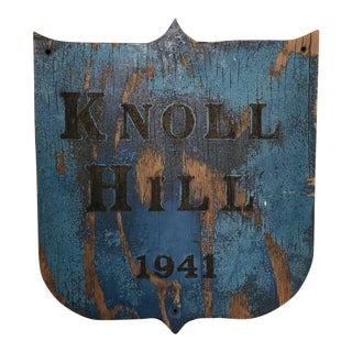 1940s Cottage Hand Painted Farm Sign For Sale