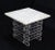Mid 20th Century Vintage Mid Century Stacked Lucite Base and Marble Top Square End Tables- a Pair For Sale - Image 5 of 9