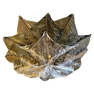 Murano Glass Ceiling Lamp from Mazzega, 1974 For Sale