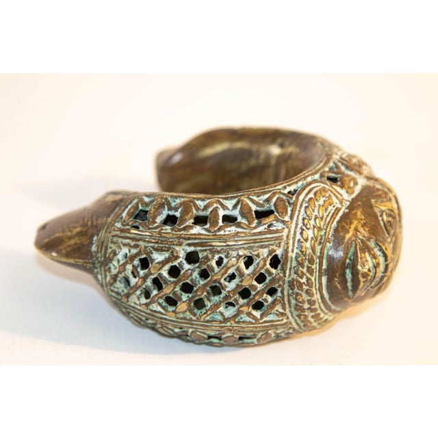 Antique African Bronze Bracelet Currency Bangle Tribal Artifact For Sale - Image 11 of 13