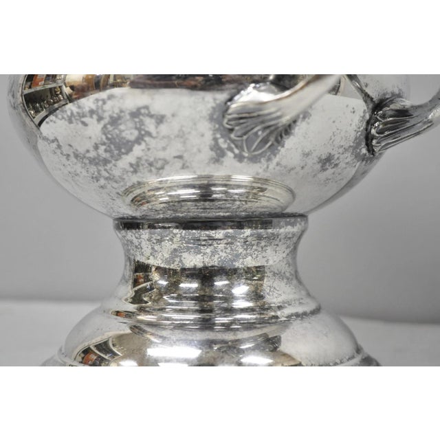 Vintage Victorian Silver Plated Trophy Cup Urn Champagne Chiller Bar Ice Bucket For Sale - Image 15 of 16