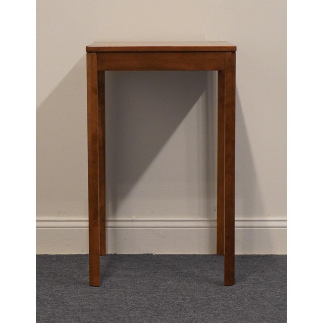 Late 20th Century Ethan Allen Heirloom Nutmeg Maple Custom Room Plan CRP 18" Square Corner Filler Spacer Unit 10-4500 For Sale - Image 5 of 10