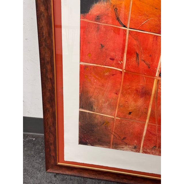 Abstract Mixed Media Artwork + Signed, Circa 2001 For Sale - Image 4 of 12